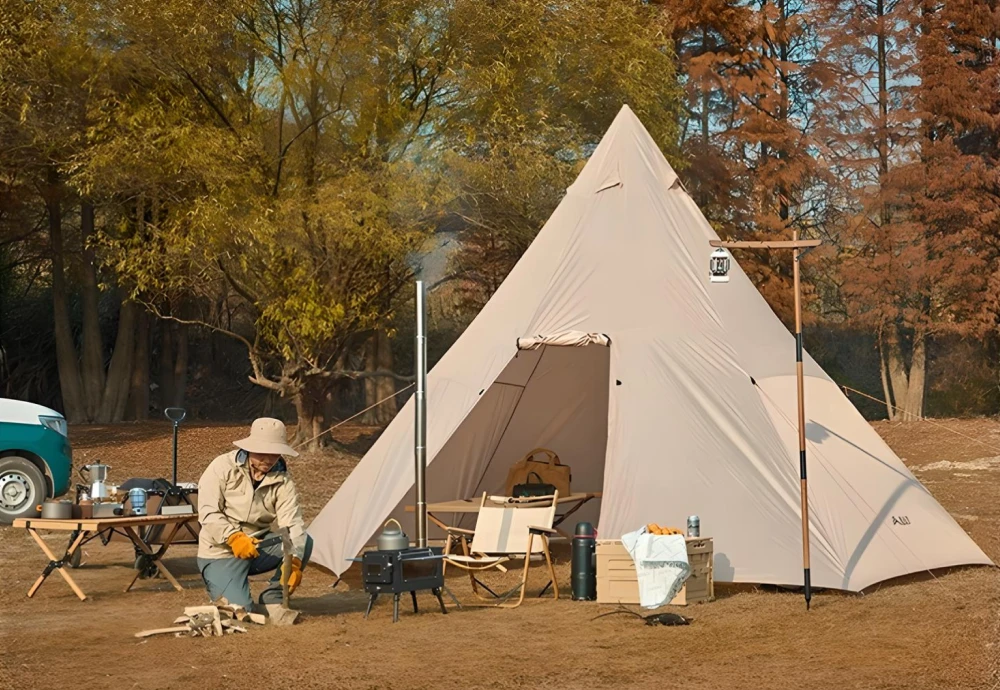 luxe pyramid tent