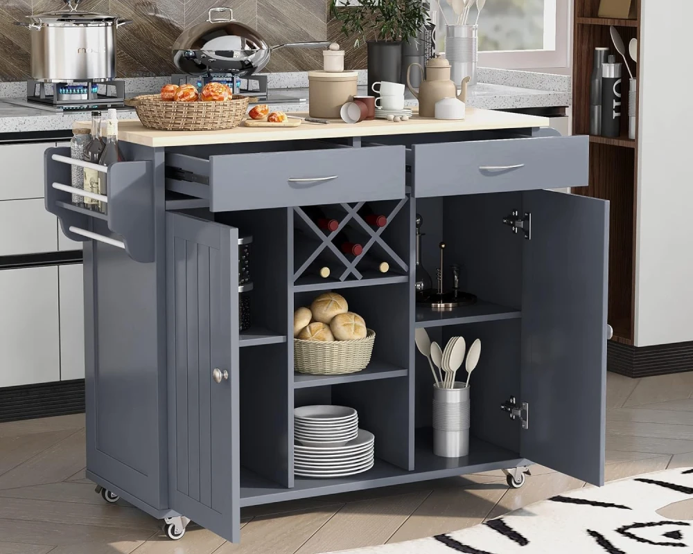 kitchen islands with storage