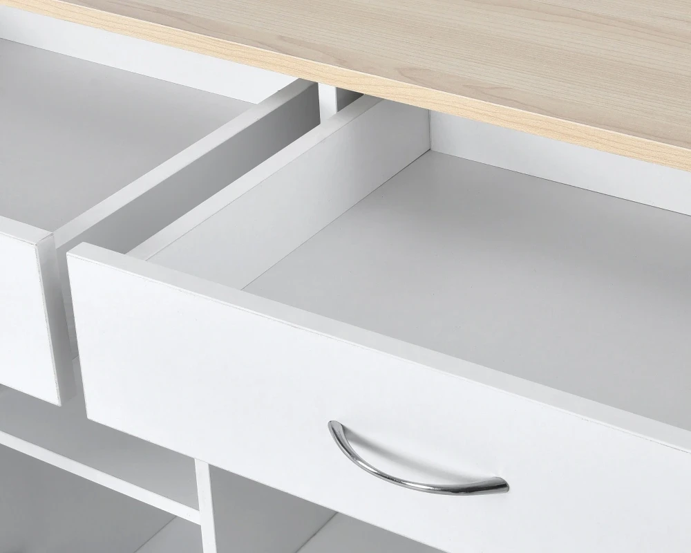 island with cabinets