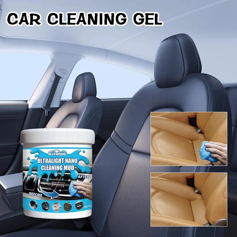 Multi-Use Electronics Cleaner Professional Car Vent and Tech Cleaning Gel Multi-use electronics cleaner gel for professional cleaning of car vents, keyboards, and tech devices