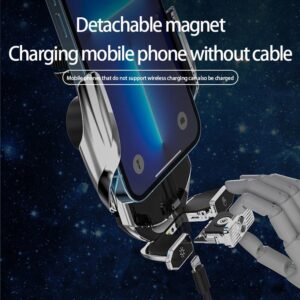 50W wireless car charger with air vent mount for fast charging iPhone and Samsung